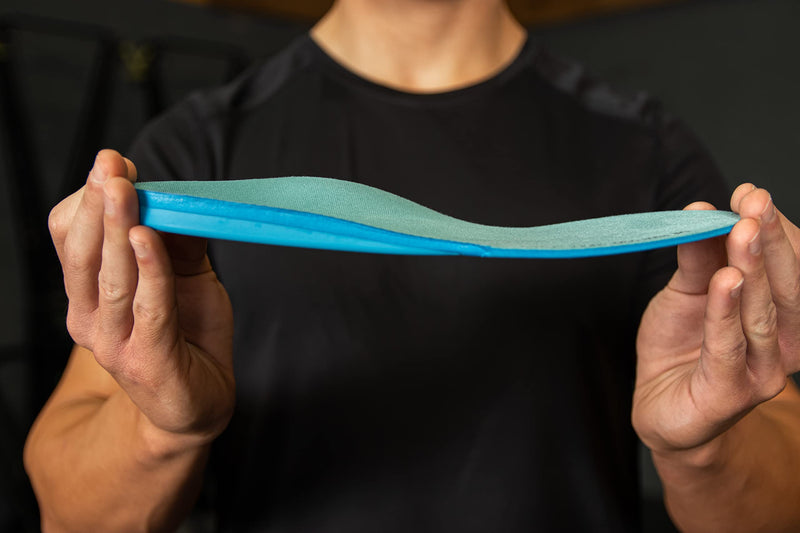 Dual Shock Orthotic Sports Insole Balance Correction and Rigid Support Base for Over Pronation and Plantar Fasciitis 4.5/6 UK - BeesActive Australia