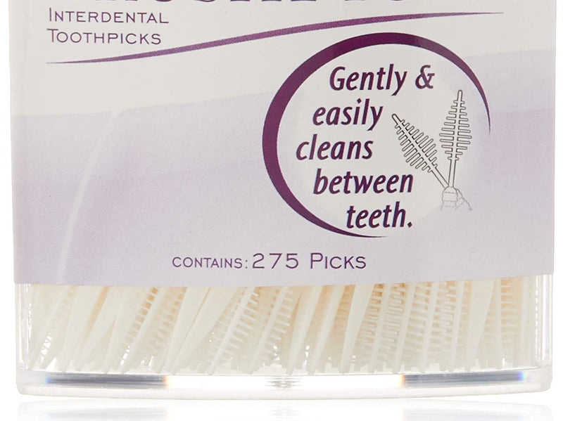 The Doctor's BrushPicks | Interdental Toothpicks | 275 Count | Pack of 4 | Safely Removes Food Debris - BeesActive Australia