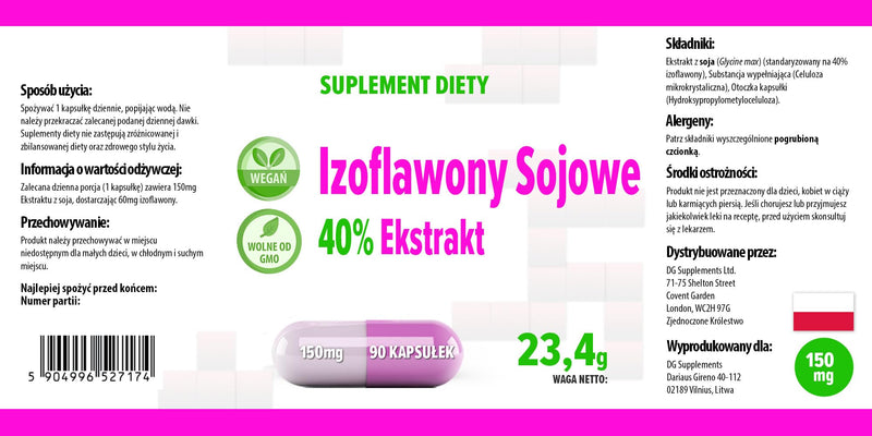 SOYA Isoflavones 40% 90 Vegan Capsules, 3rd Party Lab Tested, High Strength Supplement, Gluten and GMO Free - BeesActive Australia