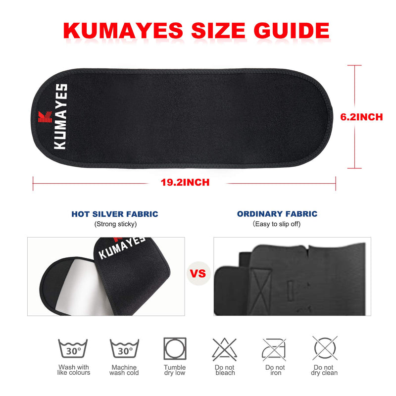 KUMAYES Sweat Arm Bands Trimmer for Weight Women & Men Arm Slimmer Shaper Compression Sleeves Wraps Lose Arm Fat Black - BeesActive Australia