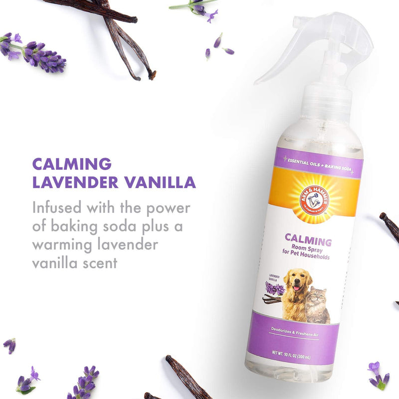 Arm & Hammer for Pets Air Care Refreshing Room Spray for Pet Odor Elimination | 10 oz Eucalyptus Mint Fragrance Air Freshener Spray | Pet Deodorizer Spray with Baking Soda for Pet Households Lavender Vanilla - BeesActive Australia