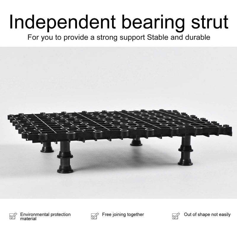 TOPINCN 100 Pcs Isolation Board Supporty Feet, Fish Tank Isolation Board Supporty Feet, Support Feet for Aquarium Divider Black - BeesActive Australia