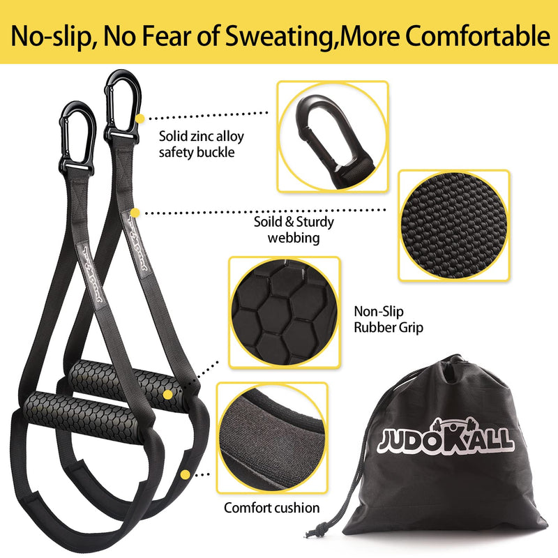 Resistance Band Handles,Cable Machine Handles,Home Gym Accessories for Arm and Leg Exercise,Exercise Handles for Cable Machine,Cable Attachments for Gym:Upgrade D Handle Pulldown Gym Handles. - BeesActive Australia