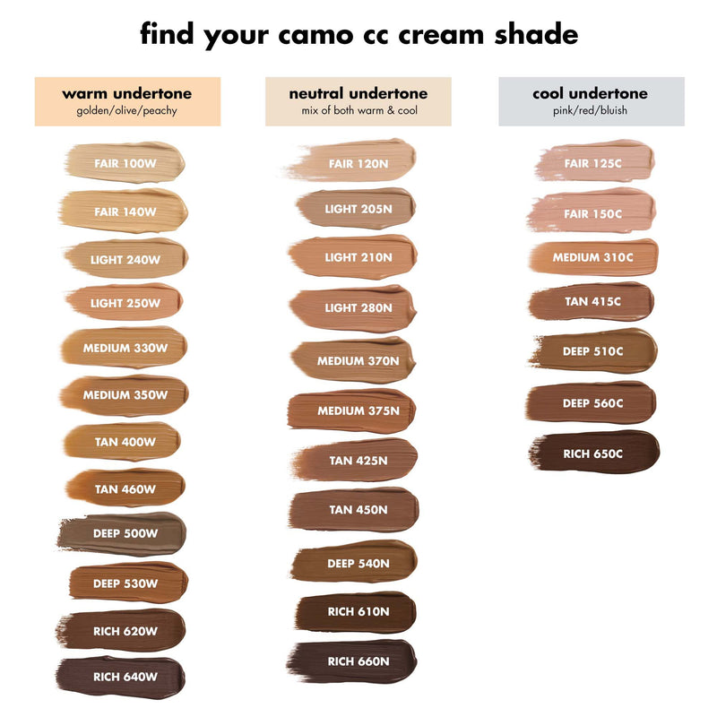 e.l.f. Camo CC Cream, Colour Correcting Medium-To-Full Coverage Foundation with SPF 30, Light 205 N, 1.05 Oz (30g) - BeesActive Australia