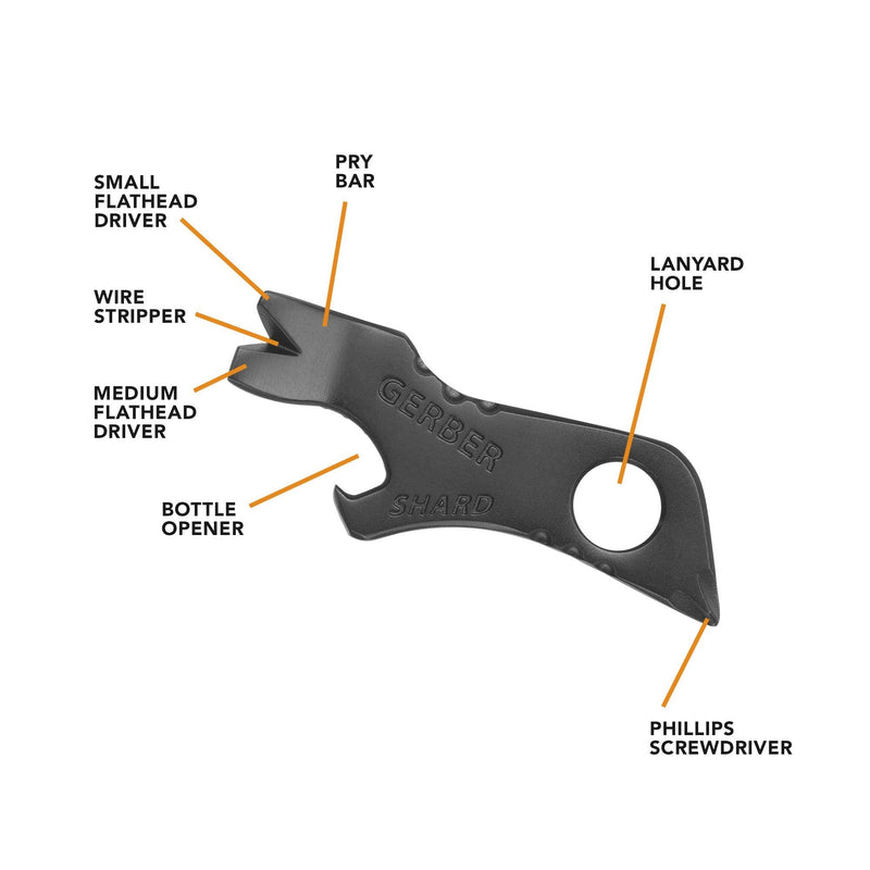 Gerber 7-in-1 Shard Keychain Solid State Tool - BeesActive Australia