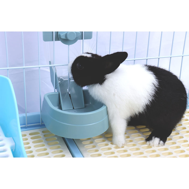RUBYHOME Pets Food Hanging Bowl for Crates & Cages Hanging Pet Cage Feeder for Small Animals Cats Puppies Ferrets Rabbit Automatic Feeder - BeesActive Australia