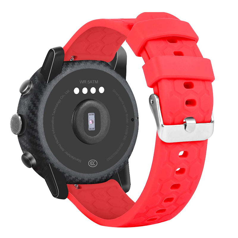 FitTurn Silicone Band Compatible with Amazfit GTR 47MM/ Pace Replacement 22mm Washable Silicone Solid Color Straps Sport Wristbands for Amazfit Pace/GTR 47MM Smartwatch Accessories (Six Pack) Six Pack - BeesActive Australia