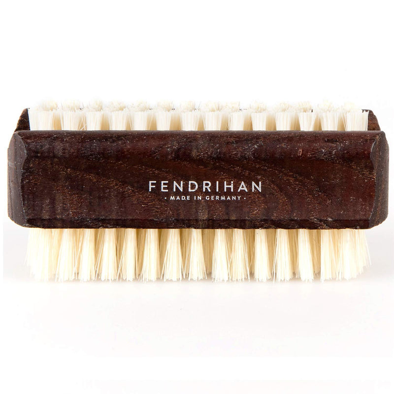 Fendrihan Genuine Boar Bristle Nail Brush with Ash Wood Handle, Made in Germany (Light Bristles) - BeesActive Australia