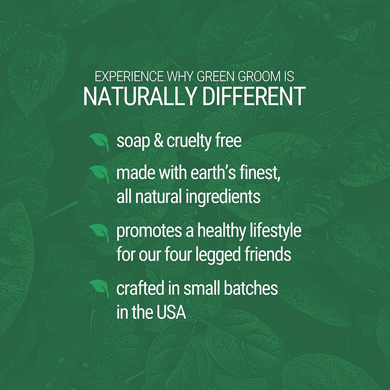 Green Groom Odor Eliminator Dog Shampoo, 16 oz - Crafted with Odortrol, All Natural Ingredients, Antioxidant Rich, Eliminates Smelly Pet Odors, Powerful Deodorizing Formula, Professional Grade - BeesActive Australia