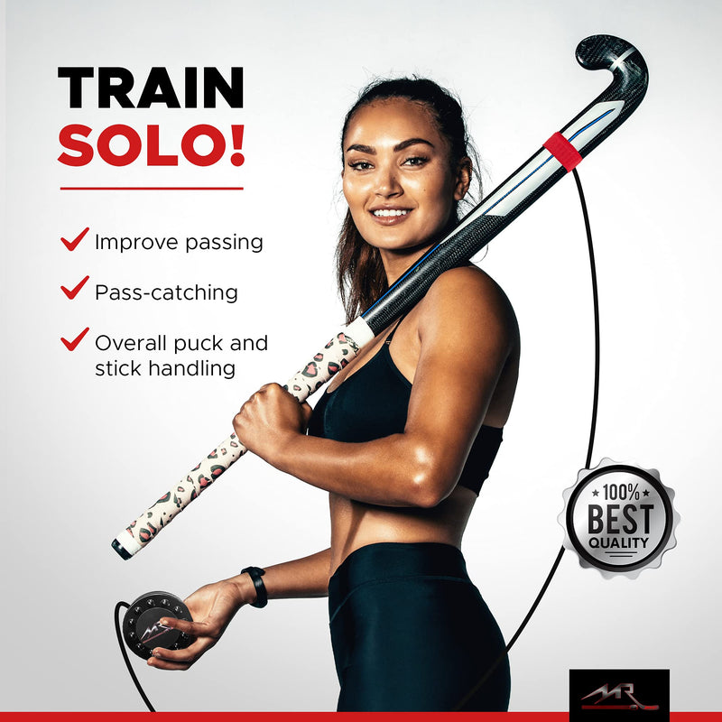 Mr. Assist Hockey Trainer - for Passing Pass Catching Stickhandling - Better in-Game Puck Handling Softer & Faster Hands - Off-Ice Practice Device - Professional Grade Equipment - BeesActive Australia