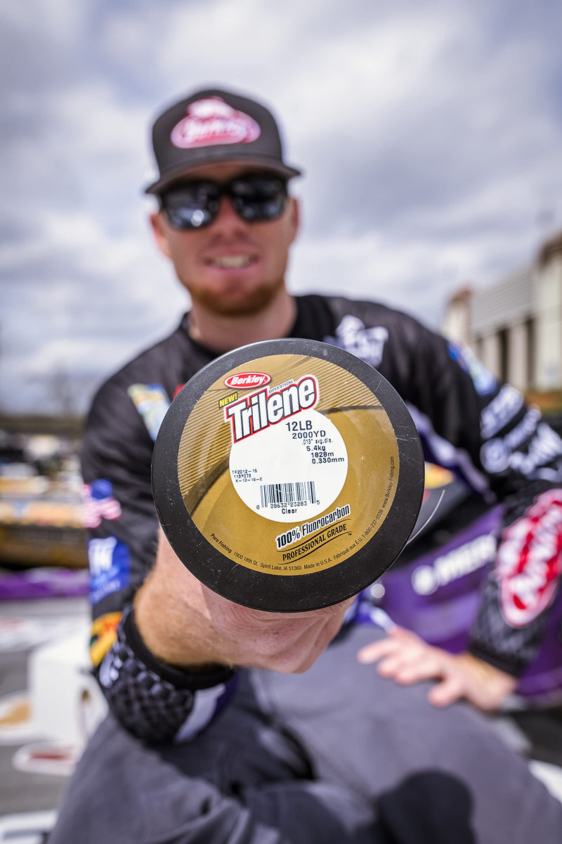 Berkley Trilene 100% Fluorocarbon Fishing Line/Leader Material 110 Yards Clear 10 Pounds - BeesActive Australia