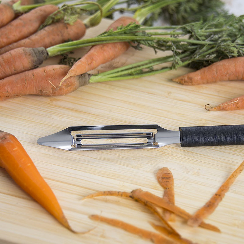 Rada Cutlery Vegetable Peeler Blade Stainless Steel Resin, Made in the USA, 7-1/4 Inches, Black Handle 1 - BeesActive Australia