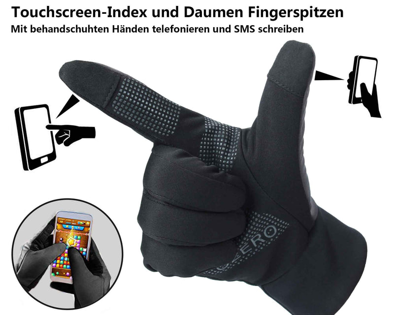 [AUSTRALIA] - OZERO Womens Touch Screen Gloves Winter Warm Windproof Smartphone Texting Glove Thermal for Hiking Driving Cycling Running Medium 