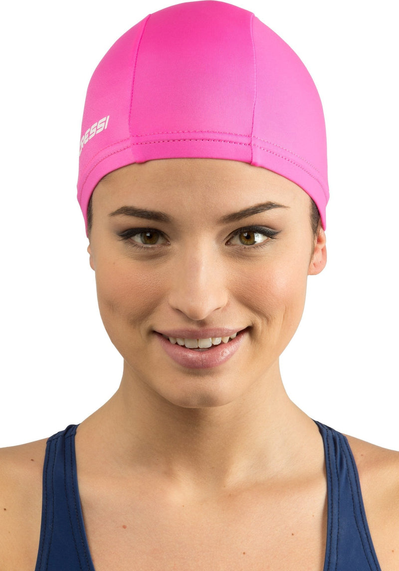 Cressi Stretchable Adult Lycra Swim Cap Pink - BeesActive Australia