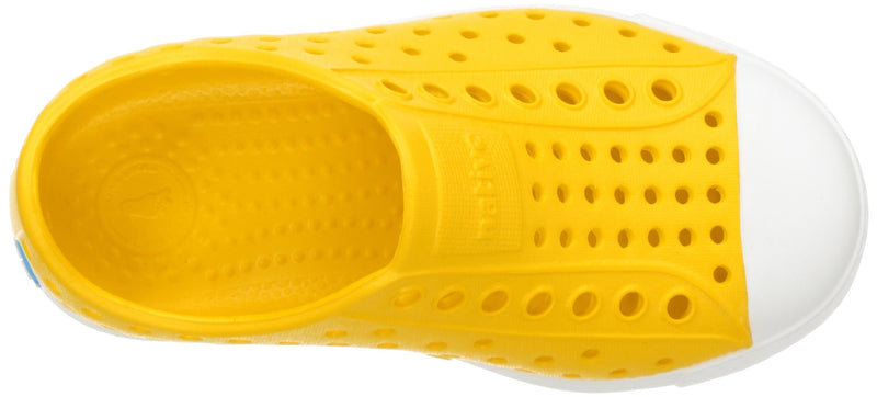 Native Shoes Unisex-Child Jefferson Junior Water Shoe Toddler (1-4 Years) 4 Toddler Crayon Yellow/Shell White - BeesActive Australia