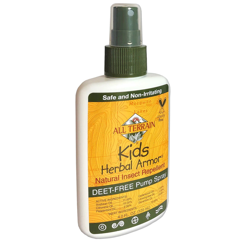 All Terrain Kids Herbal Armor Natural DEET-Free Insect Repellant, Pump Spray Kids Insect Repellent - BeesActive Australia