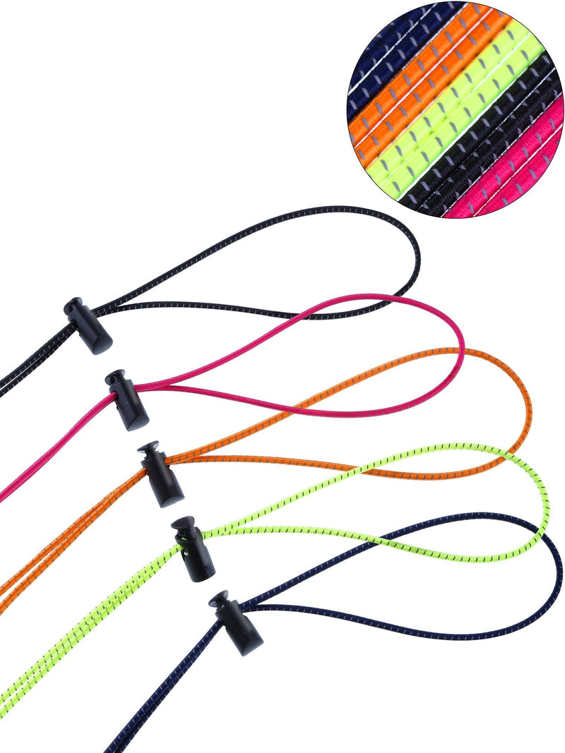 Gejoy 10 Sets Bungee Cord Strap Kit, Include Adjustable Replacement Swimming Goggle Straps with Cord Lock Clamp for Swim Goggles Anti Fog Racing Kids Goggles - BeesActive Australia