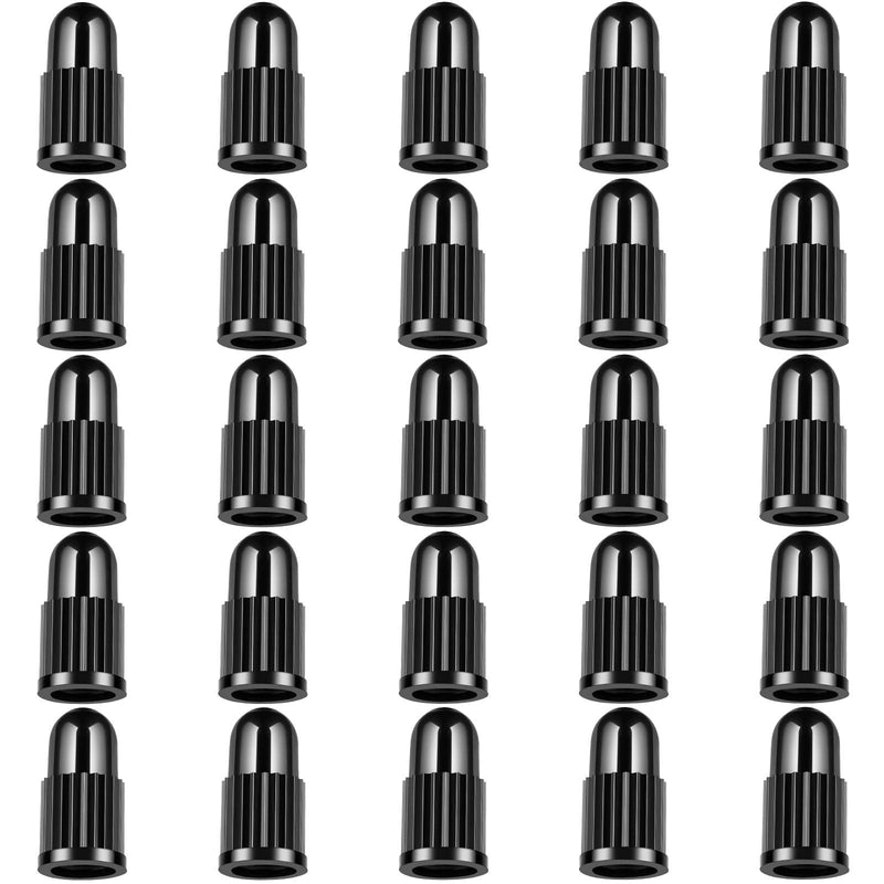 HZJD 25PCS Presta Valve Cap, French Valve Cap, Presta Valve Cap, Plastic Bicycle Dust Cap, Corrosion Resistance, Used for Mountain Bikes, Road Racing, Mountail Bike - BeesActive Australia