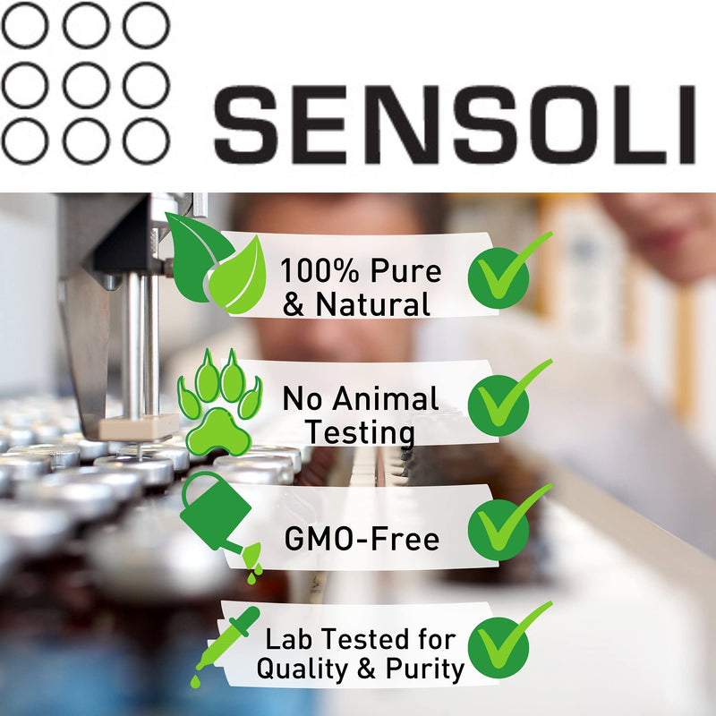 SENSOLI Sweet Almond Oil 100ml - Natural Unscented Moisturising Oil for Hair and Skin Care - in Glass Bottle - BeesActive Australia