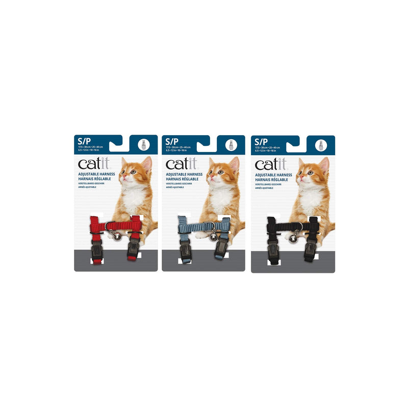 Catit Nylon Adjustable Cat Harness, Small, Blue - BeesActive Australia