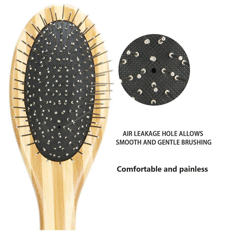 Dog Grooming Brush,Dog Bath Brush Shedding & Massages Short Haired Dogs & Cats While Creating a Soft Coat Shine.Dog Shampoo Brush | Soothing Massage Natural Bristles for Washing. - BeesActive Australia