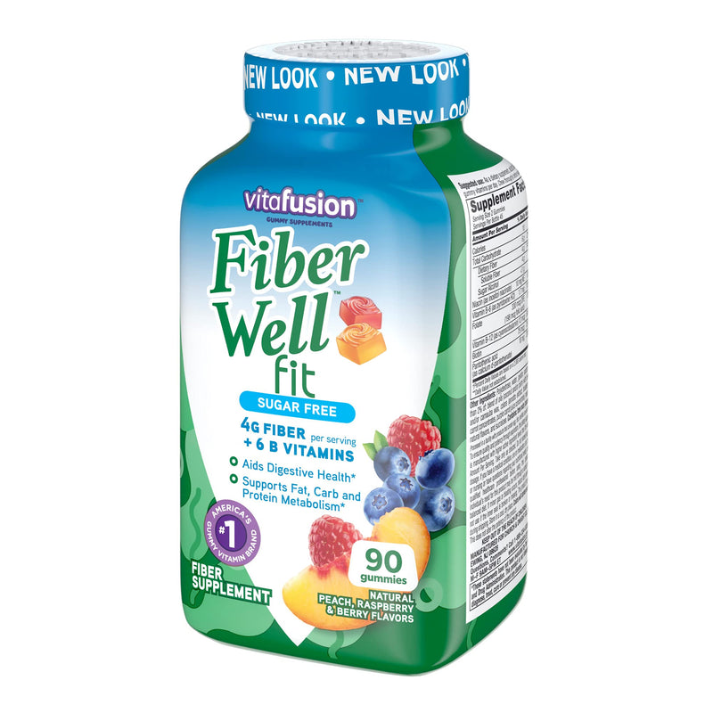 Vitafusion Fiber Well Fit Gummies Supplement, 90 Count (Packaging May Vary) - BeesActive Australia