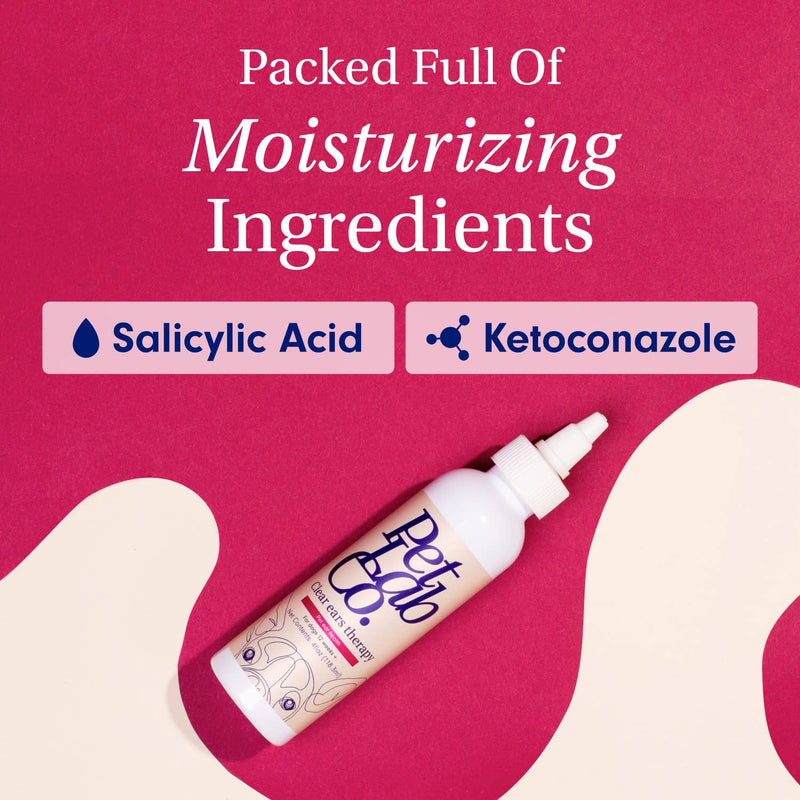 Petlab Co. - Clear Ears Therapy Ear Cleaner for Dogs - Supporting Yeast, Itchy Ears & Healthy Ear Canals - Alcohol-Free Dog Ear Wash - Optimized Dog Ear Cleaner Solution - Packaging May Vary - BeesActive Australia
