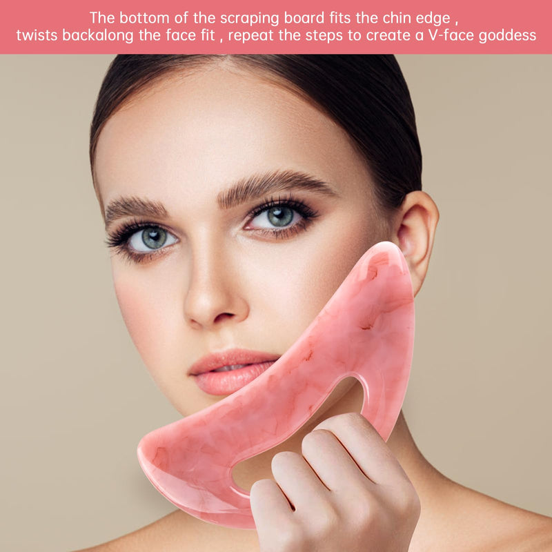 CTDMJ Gua Sha Massage Tool Gua Sha Tools Resin Large Lymphatic Drainage Massager Guasha Scraping Tool Anti Cellulite Tools Body gua sha Lymphatic Drainage Massage for Legs, Back, Face, Neck, Muscle - BeesActive Australia