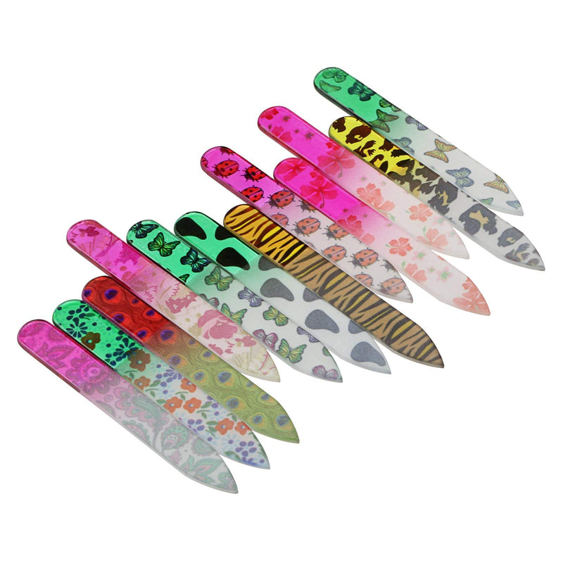 Baisidai 5 Pack of Pattern Mini Crystal Glass Nail Art Files - BeesActive Australia