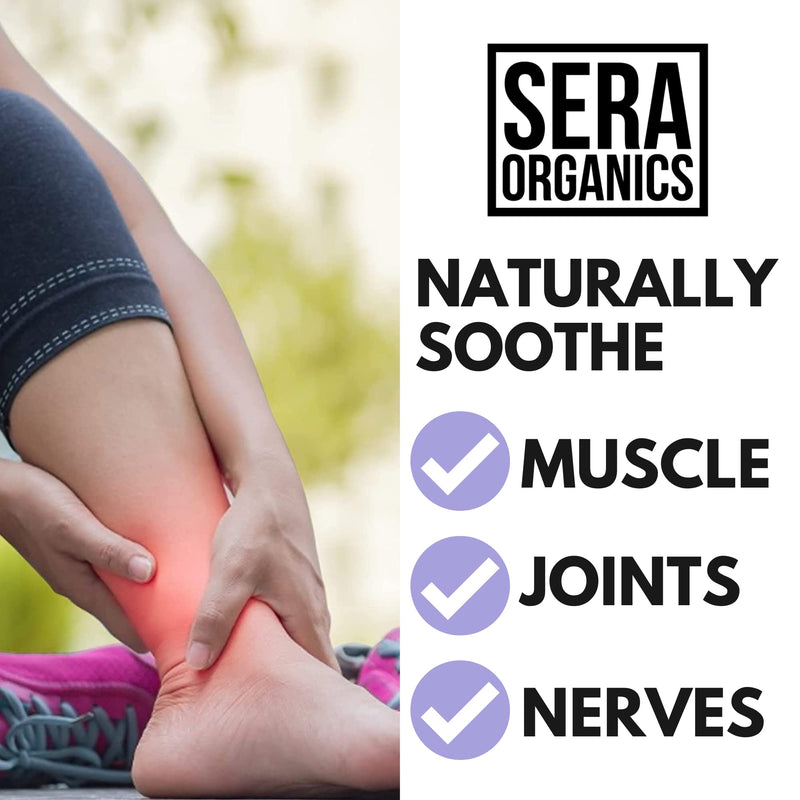 Turmeric & Ginger Massage Oil - Natural Ginger Oil Therapy For Lymphatic Drainage, Nerve, Muscle & Joint Discomfort Relief, Warming Relaxing & Soothing Massage - With Lavender (100ml) By Sera Organics 100 ml (Pack of 1) - BeesActive Australia