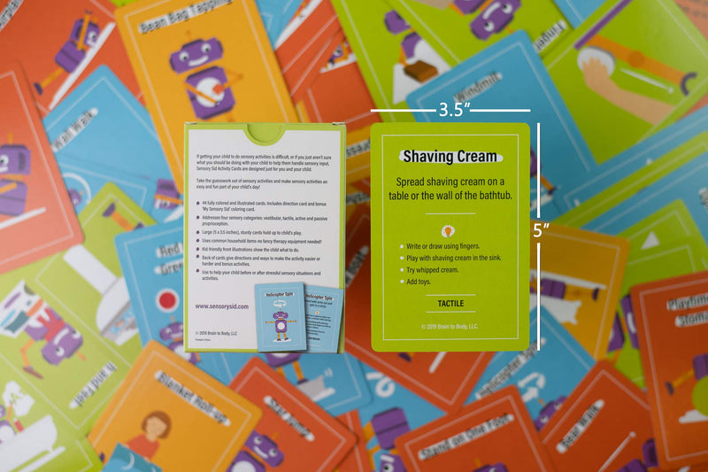 Sensory Sid Activity Cards | Sensory Diet Flash Cards | Therapy Cards for Sensory Processing Disorder - BeesActive Australia