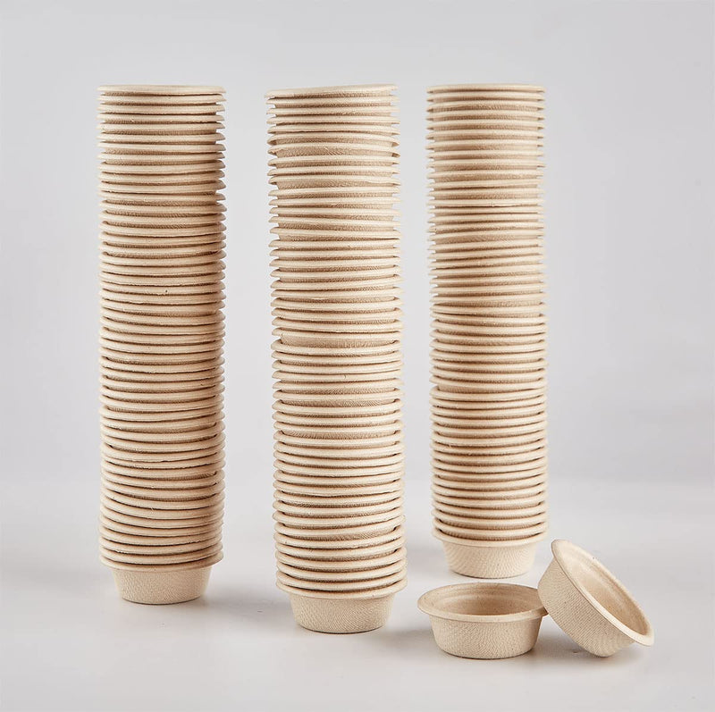 QIHYCUF Paper Feeding Cups Samll 0.5 oz Gecko Food and Water Feeding Dish Ledge Accessories Bowls for Crested Gecko Lizards Reptiles Pets,100 Pack - BeesActive Australia