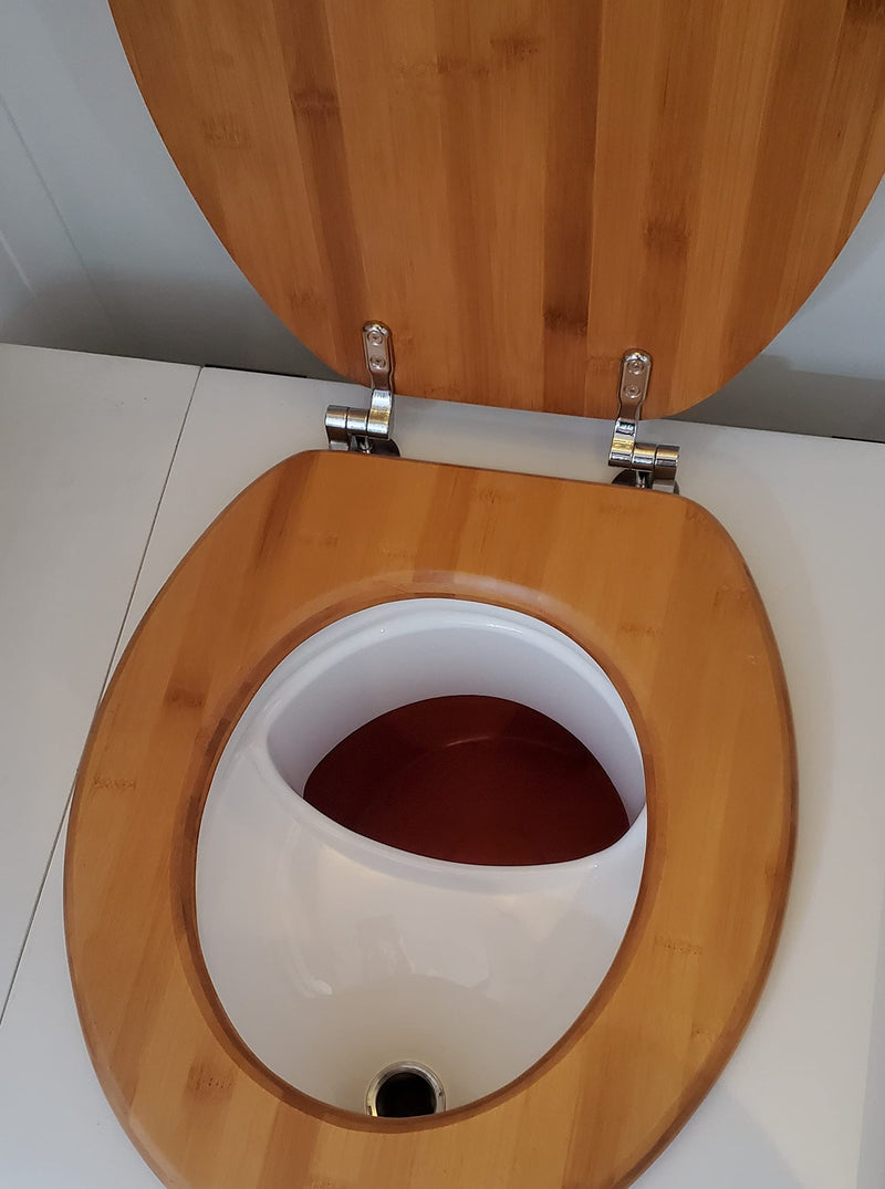 Free Range Designs Urine Separator | Complete Urine Diverter for Compost Toilets | Made in UK (White) White - BeesActive Australia