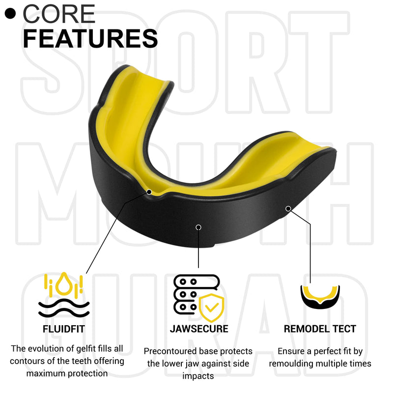 OP variety 6 PCS Mouth Guard Case with Carry Bag, Comfortable & Excellent Breathing, Easy to Fit Youth Sports Mouthguard for Boxing, Rugby, Football, MMA, Karate, and Other Adults Sports. - BeesActive Australia