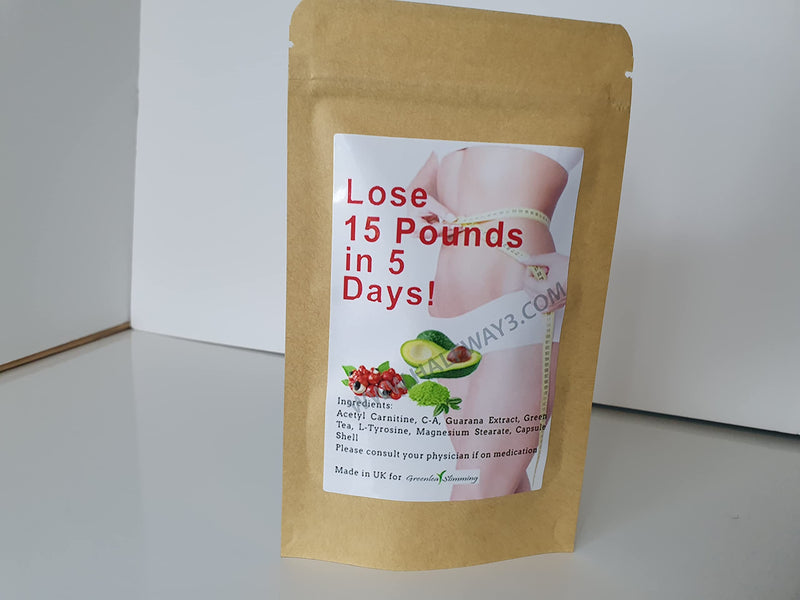 Greenleaf Slimming Diet Pills - Weight Loss Capsules for Men and Woman - Lose 15LBS in 5 Days Premium Slimming Pills Green Tea Extract Diet Pills - BeesActive Australia