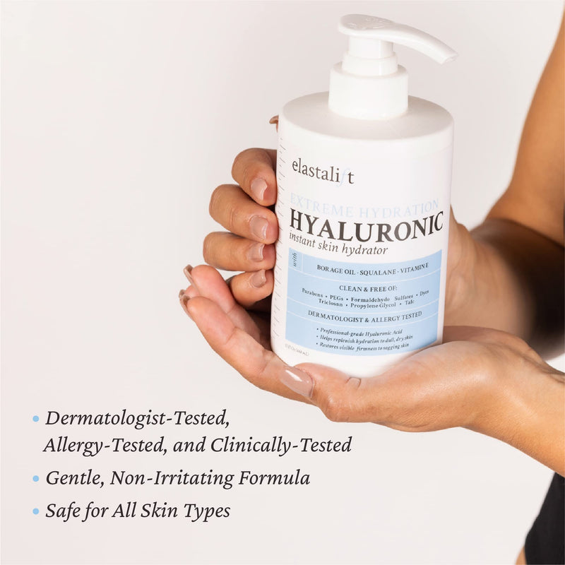 Elastalift Hyaluronic Acid Moisturizer Body Lotion | Anti Aging Skin Care Body Cream & Face Lotion Diminishes Look Of Wrinkles, Sagging Skin, Crepey Skin, Cellulite, Stretch Marks, Dry Skin, 15 Fl Oz 15 Fl Oz (Pack of 1) Hyaluronic Acid Body Lotion - BeesActive Australia