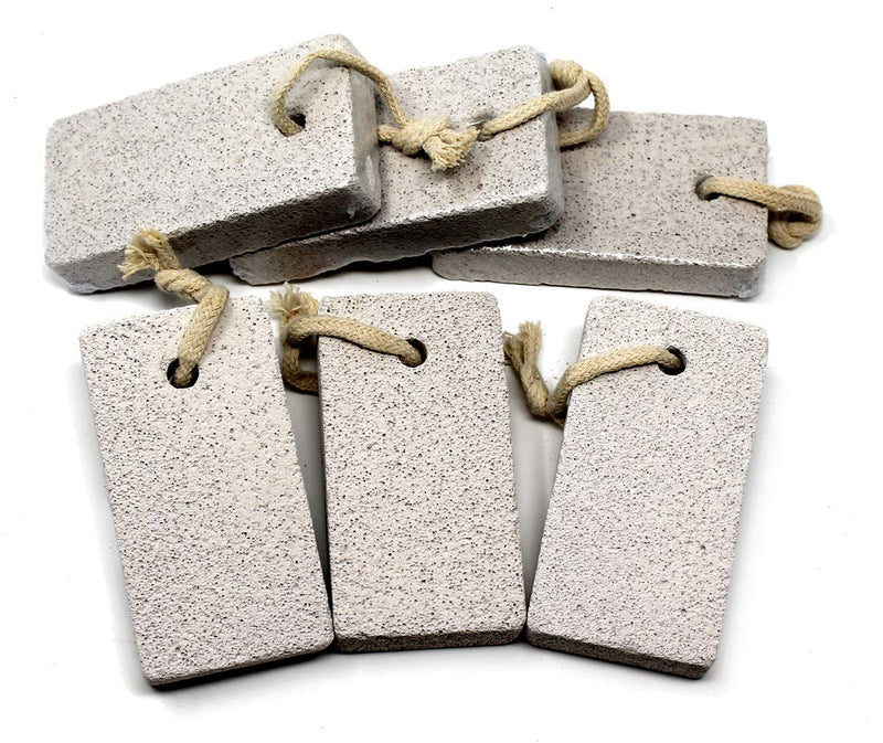 Natural Pumice Stone Six (6) Pack. For Feet, Skin and Body Exfoliation by Spa Destinations - BeesActive Australia