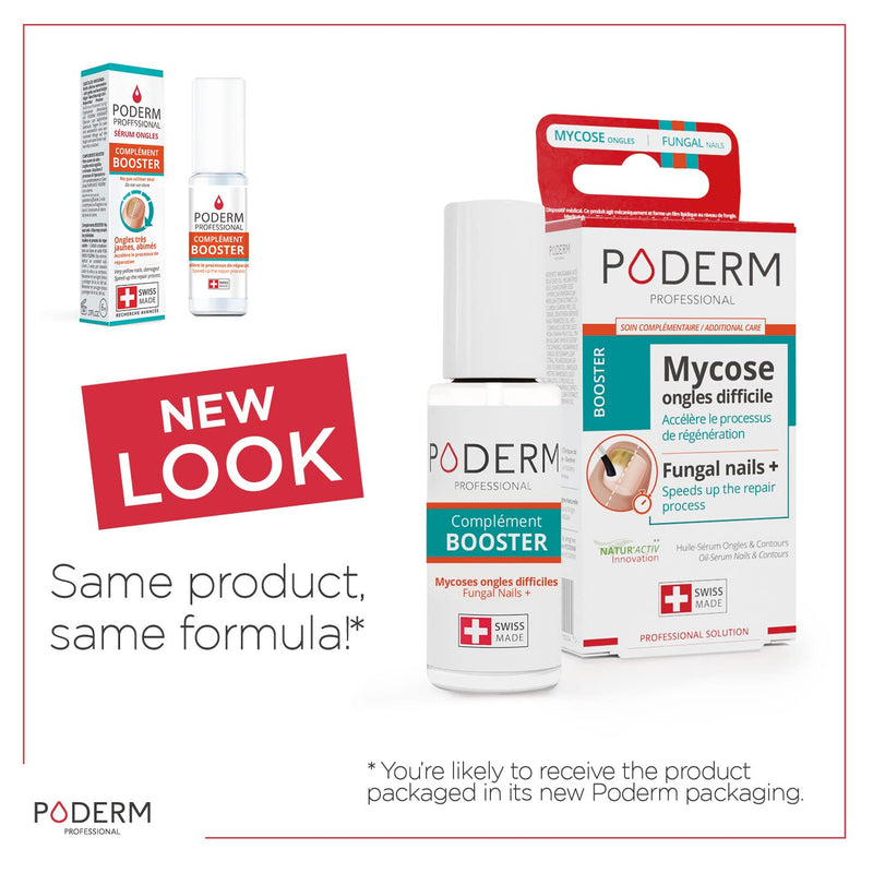 PODERM - FUNGAL NAIL TREATMENT BOOSTER – extra strong toenail fungus treatment – Fast results – Do not use alone – Swiss made - BeesActive Australia