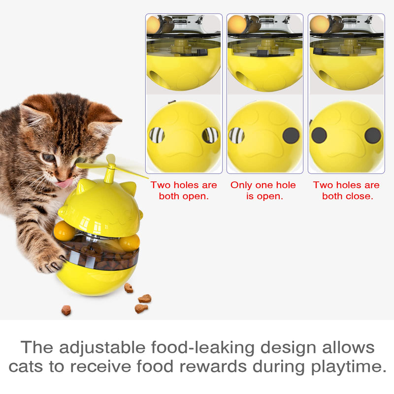 CCTEAS Cat Puzzle Toys Interactive Kitten Treat Dispensing Feeder Toy for Indoor Cats Best Kitty Food Dispenser Ball Seller Treat Dispenser - BeesActive Australia