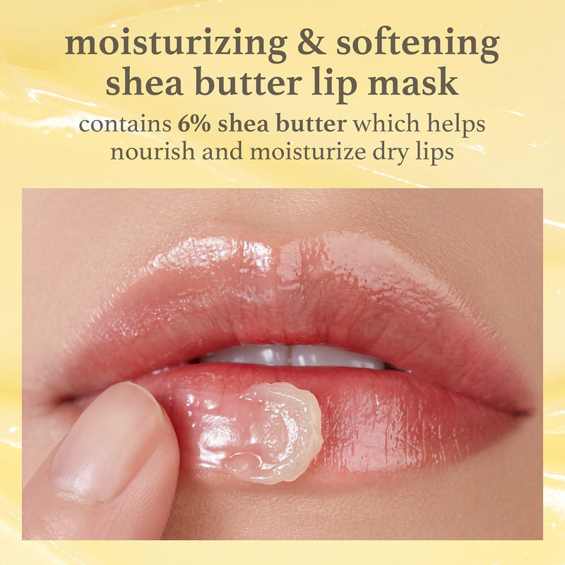 NOONI Applebutter Lip Mask with Shea Butter, AHAs, and Vitamins A,C & E | Moisturizing Lip Mask Overnight | Korean Skincare for Cracked Lip Repair | Cruelty-free, Gluten-free, Paraben-free - BeesActive Australia