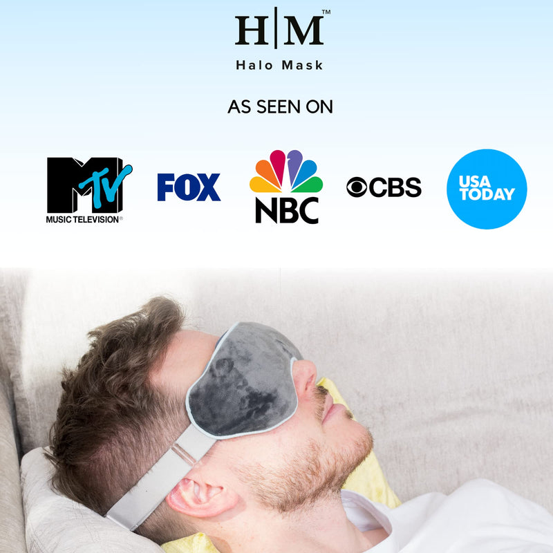 Heated Eye Mask For Dry Eyes - Microwave Activated Warm Eye Compress Treats Blepharitis & Styes - Our Plush, Warm Compress for Eyes Includes a Adjustable Strap & Pouch For Your Dry Eye Mask - HM Mask - BeesActive Australia