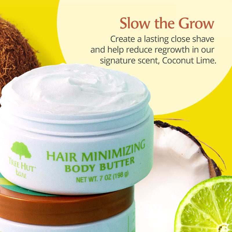 Tree Hut Bare Coconut Lime Hair Minimizing Body Butter, Basic, Coconut-Lime, 7 Fl Oz - BeesActive Australia