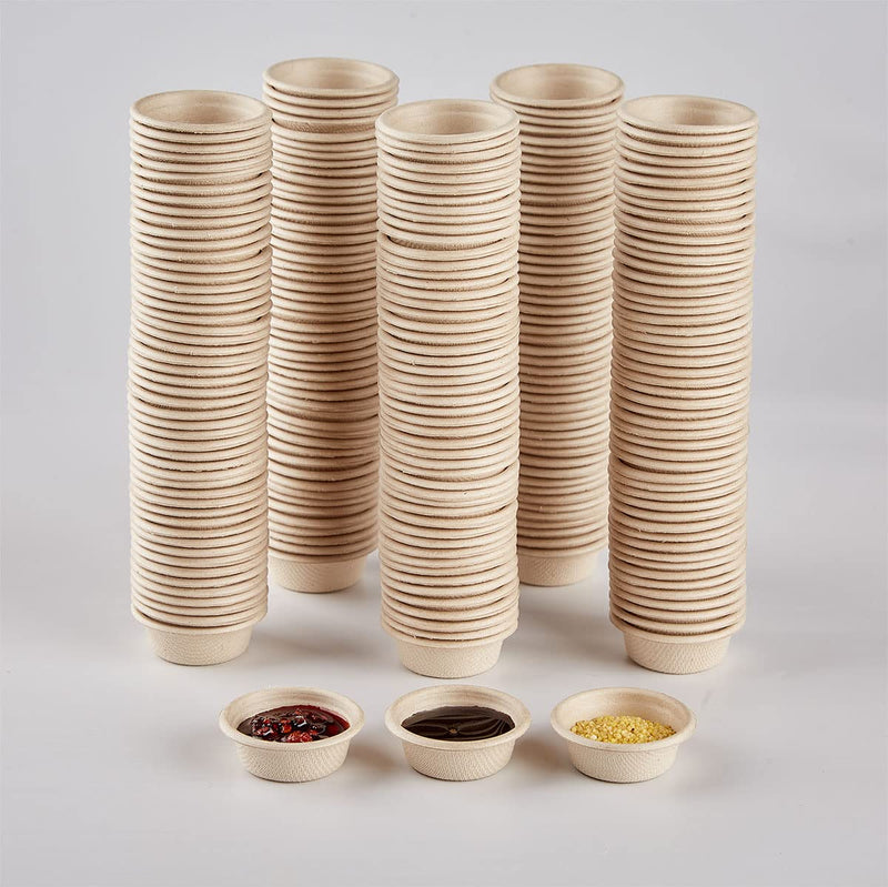QIHYCUF 300 Pack Paper Feeding Cups Samll 0.5 oz Gecko Food and Water Feeding Dish Ledge Holder Accessories Bowls for Crested Gecko Lizards Reptiles Pets - BeesActive Australia