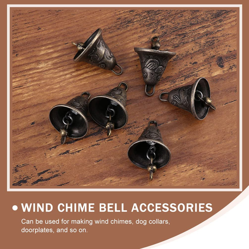 DOITOOL 20Pcs Cow Horse Grazing Bells Sheep Cattle Goat Bells Vintage Craft Bells Farm Animal Bells Pet Collar Bell Noisemaker Rustic Jingle Bell Farming Accessories Random Style - BeesActive Australia