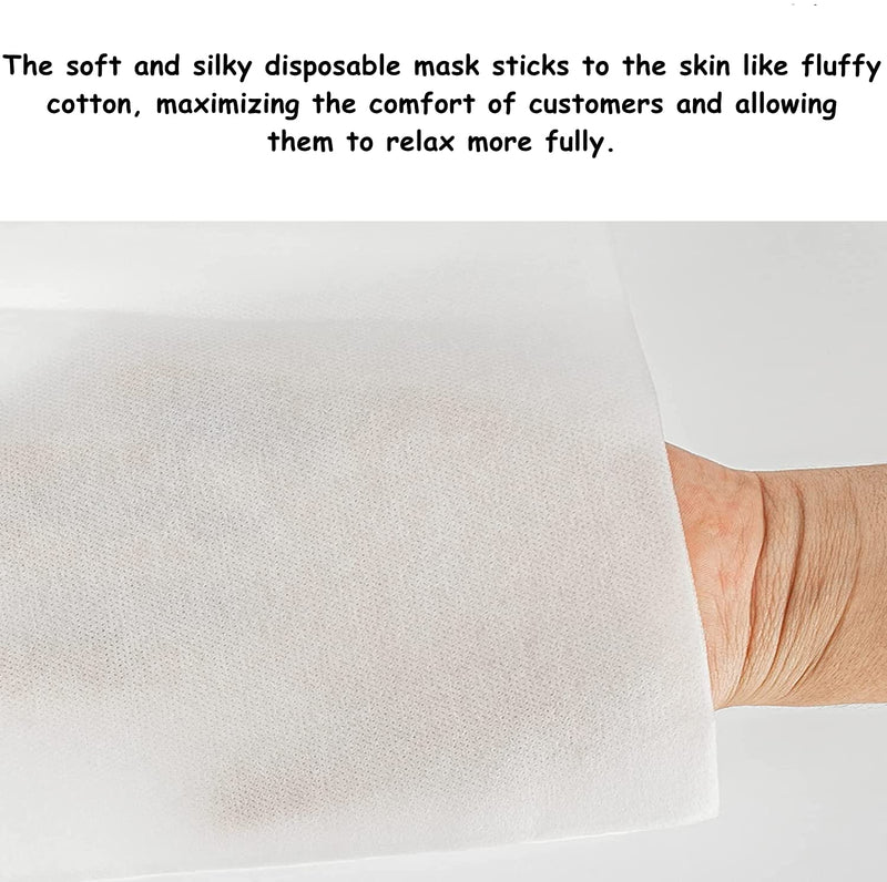 200Pcs Disposable Non-Woven Massage Table Face Cradle Hole Covers, Soft Skin-Friendly Fabric Face X-Shaped Hole Mat Headrest Cover Pillow Towel Protector for SPA Beauty Salon Tattoo/40cm*40cm - BeesActive Australia