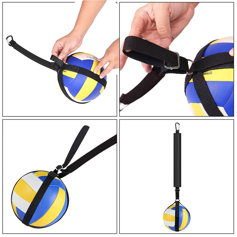 TOBWOLF Volleyball Spike Trainer, Volleyball Spike Training System for Basketball Hoop, Volleyball Equipment Training Aid Improves Serving, Jumping, Arm Swing Mechanics and Spiking Power - BeesActive Australia