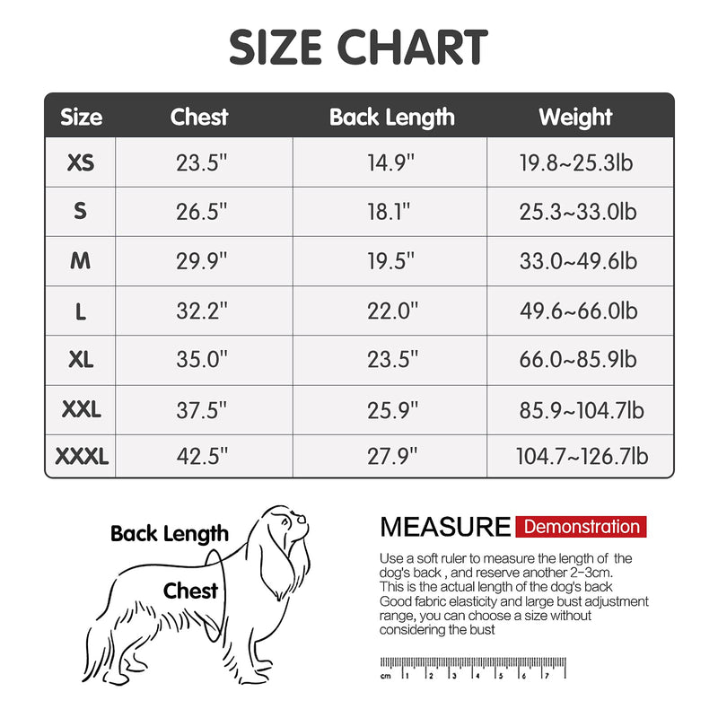 CAVSOIR Dog Recovery Suit E-Collar Alternative Pet Abdominal Wounds Protector Shirt Long Sleeve Dog Pajamas… Jumpsuits for Medium Large Dogs L Grey - BeesActive Australia