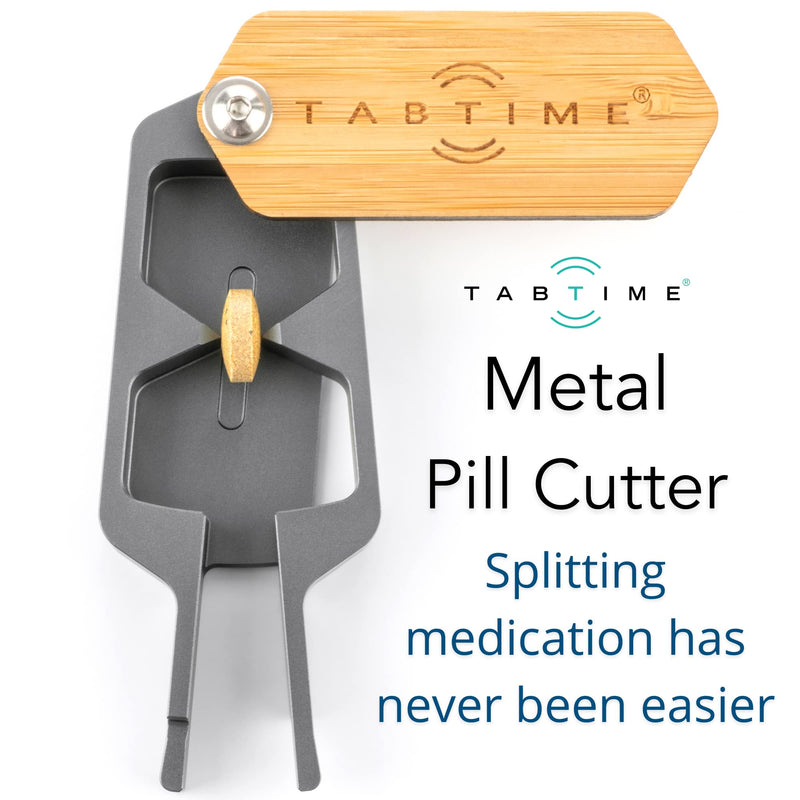 TabTime Metal Pill Cutter - Splits Pills and Tablets Easily – Highly Durable Design - Perfect Pill Cutter for Small Pills - BeesActive Australia