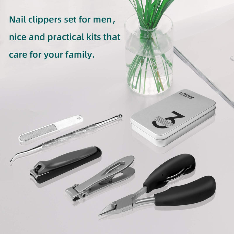 Nail Clippers for Thick, Mens Nail Clippers for Large Big Thick Nail (black) black - BeesActive Australia