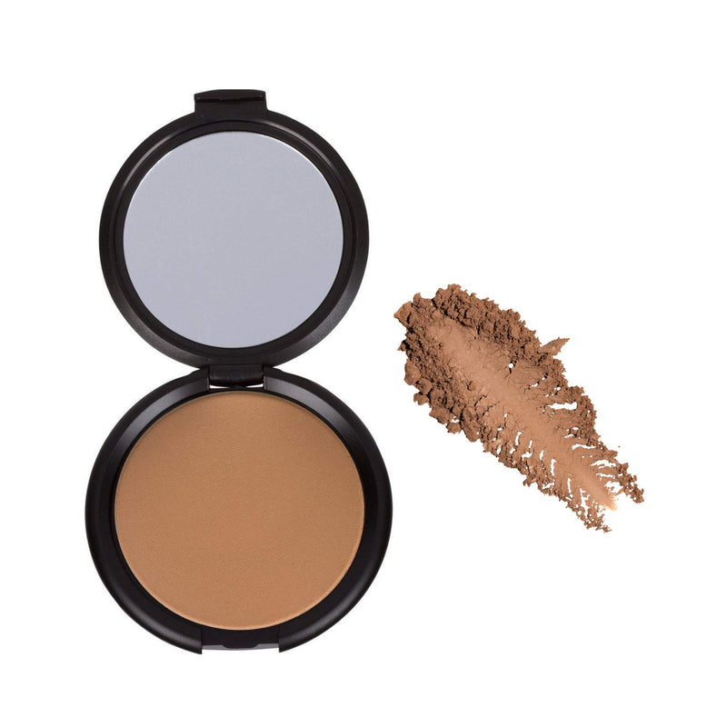 Vegan and Cruelty-Free - Fine, Lightweight Bronzer Powder for Face: Elizabeth Mott Whatup Beaches Facial Bronzing Powder for Contouring and Sun Kissed Coverage - Matte (10g) Matte Bronzer - BeesActive Australia